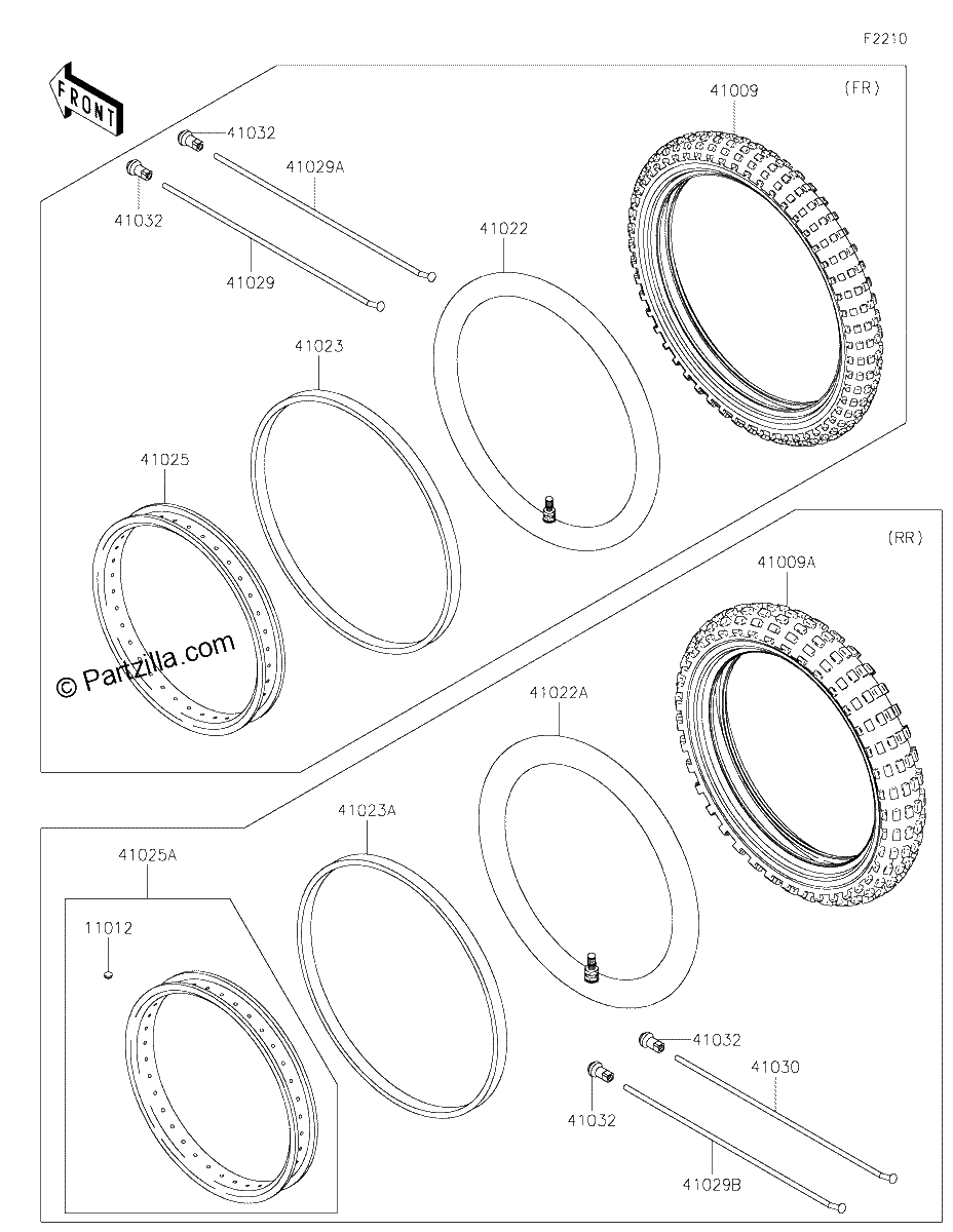 Diagrama de WHEELS TIRES