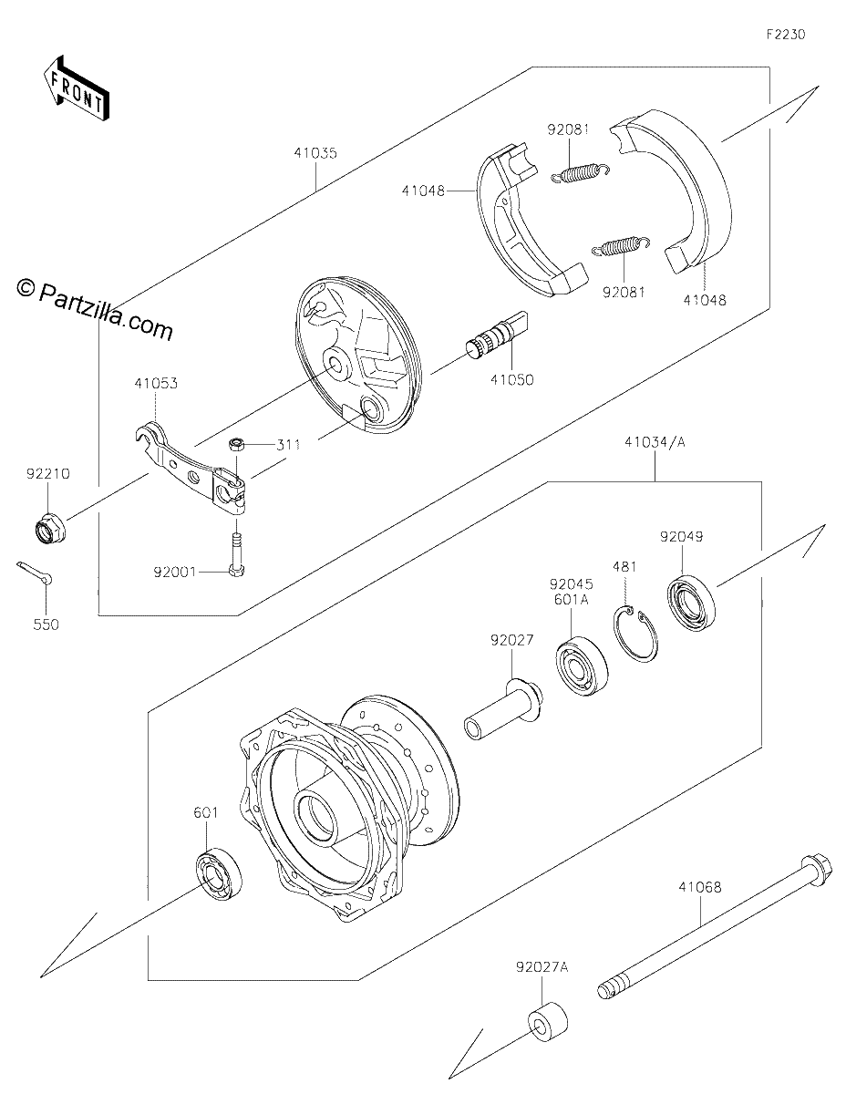 Diagrama de FRONT HUB