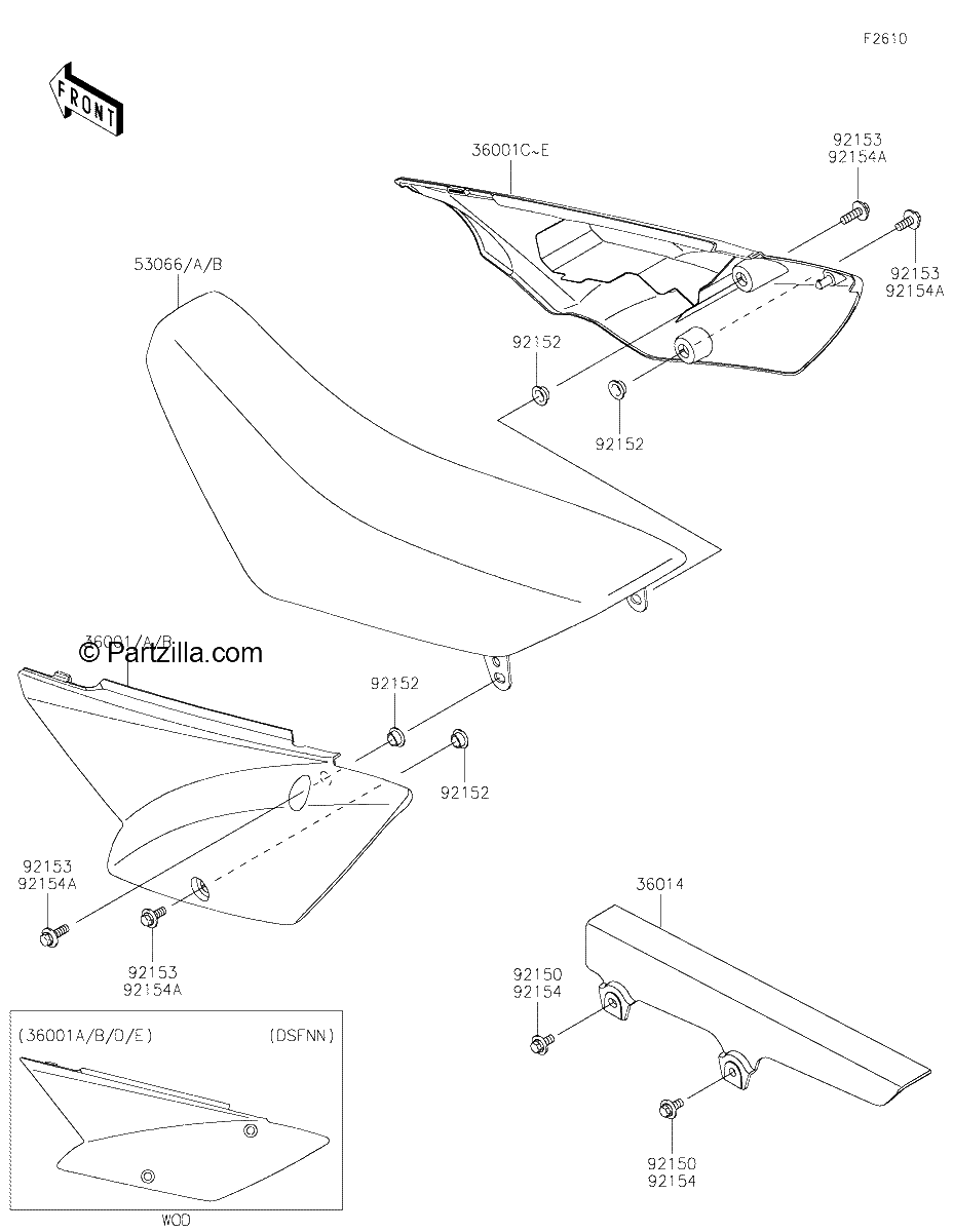 Diagrama de SIDE COVERS CHAIN COVER