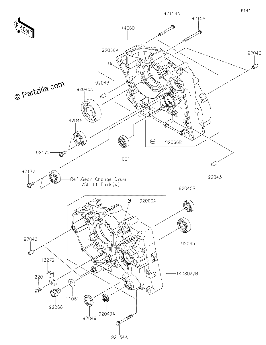 Diagrama de CRANKCASE