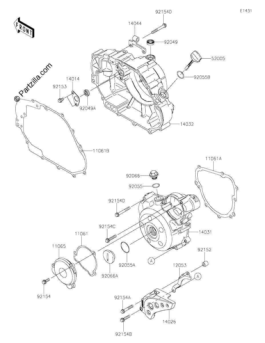 Diagrama de ENGINE COVER S