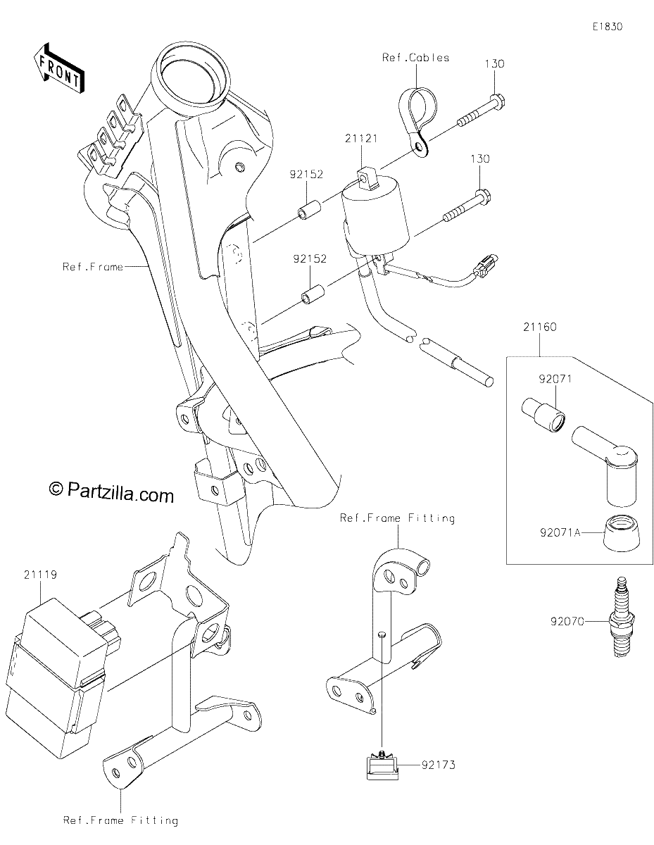 Diagrama de IGNITION SYSTEM