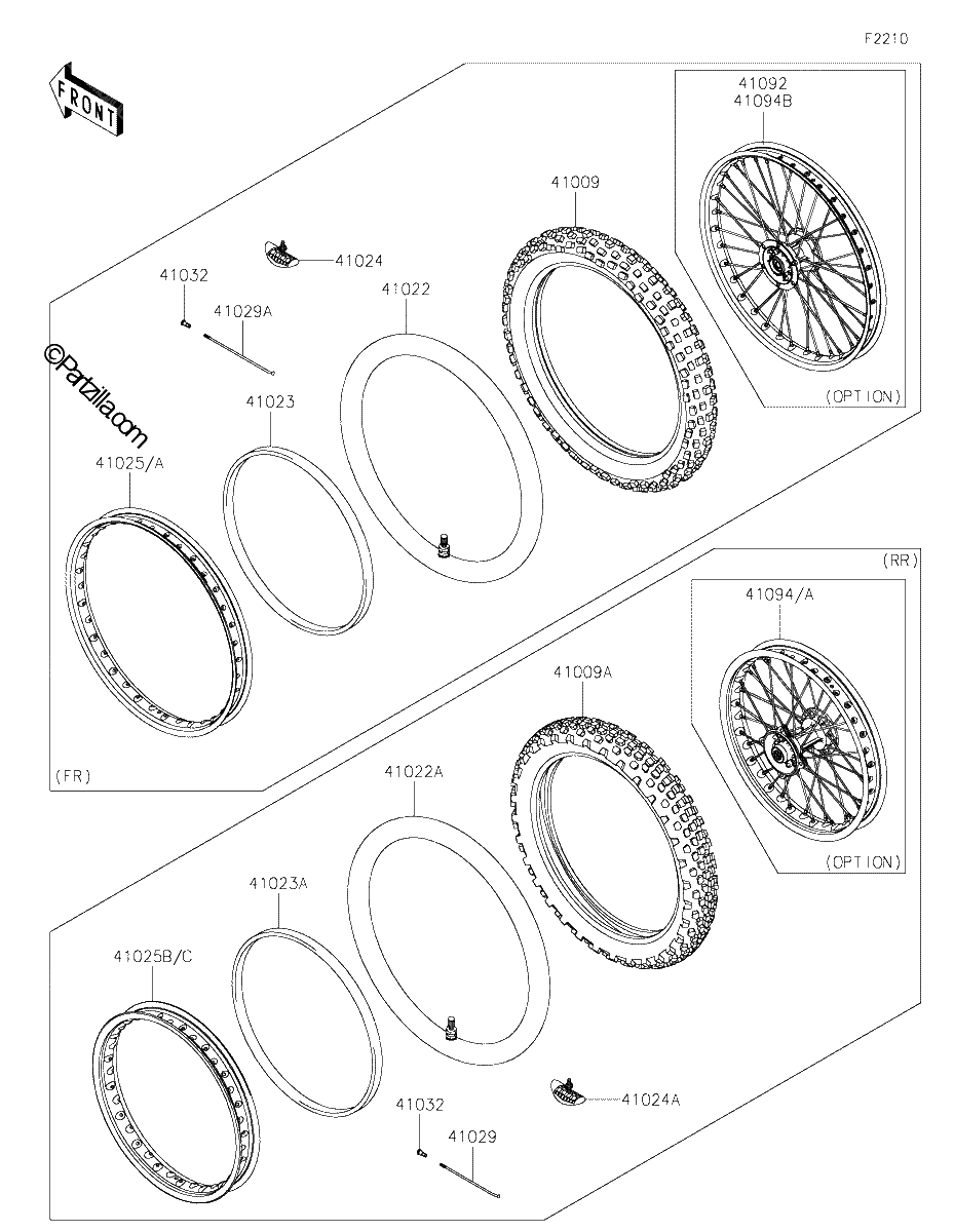 Diagrama de WHEELS TIRES