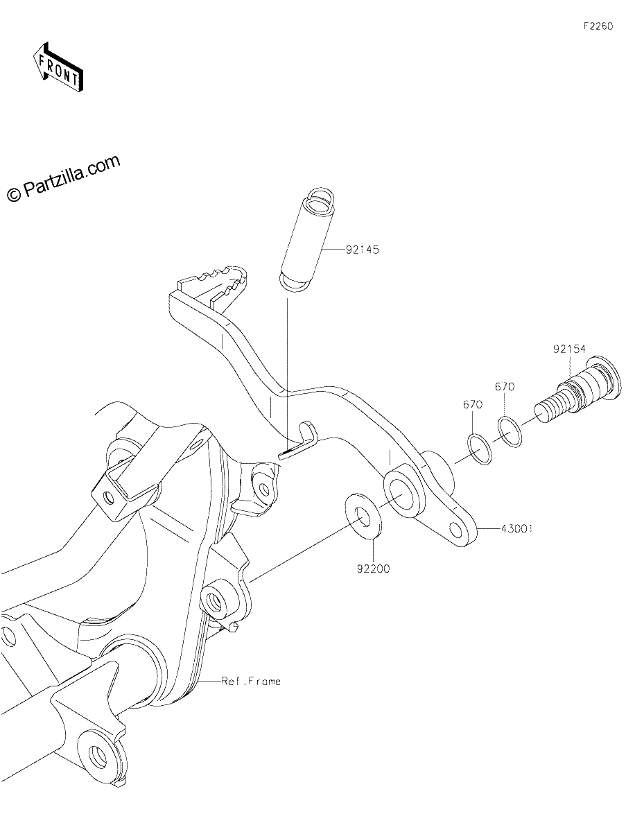 Diagrama de BRAKE PEDAL