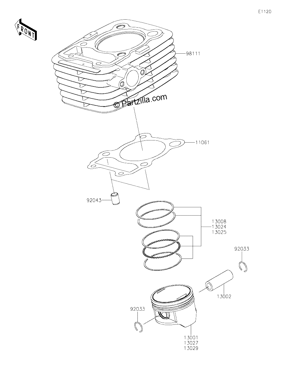 Diagrama de CYLINDER PISTON S