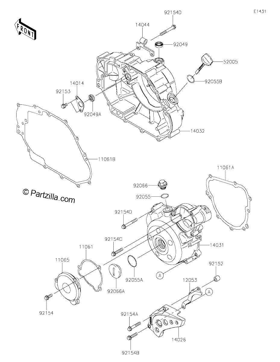 Diagrama de ENGINE COVER S