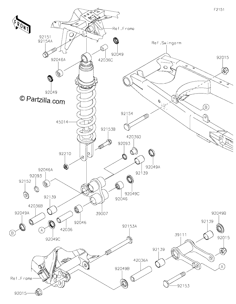 Diagrama de SUSPENSION SHOCK ABSORBER