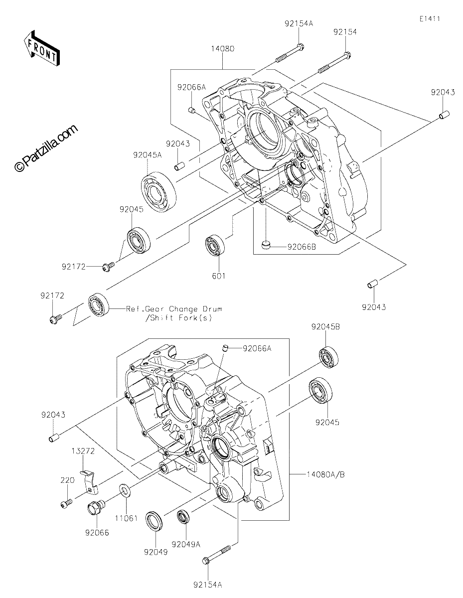 Diagrama de CRANKCASE