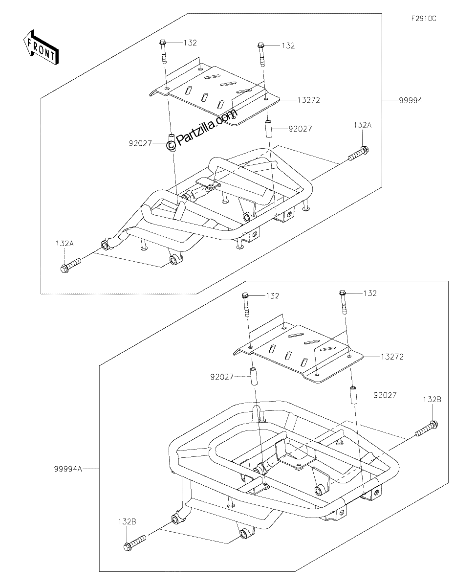 Diagrama de ACCESSORY CARRIER