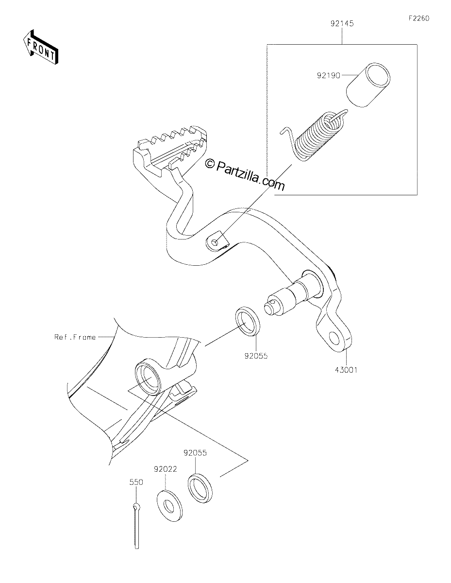 Diagrama de BRAKE PEDAL