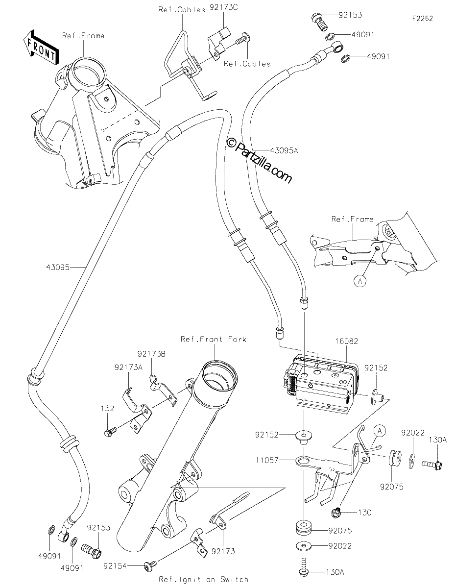 Diagrama de BRAKE PIPING