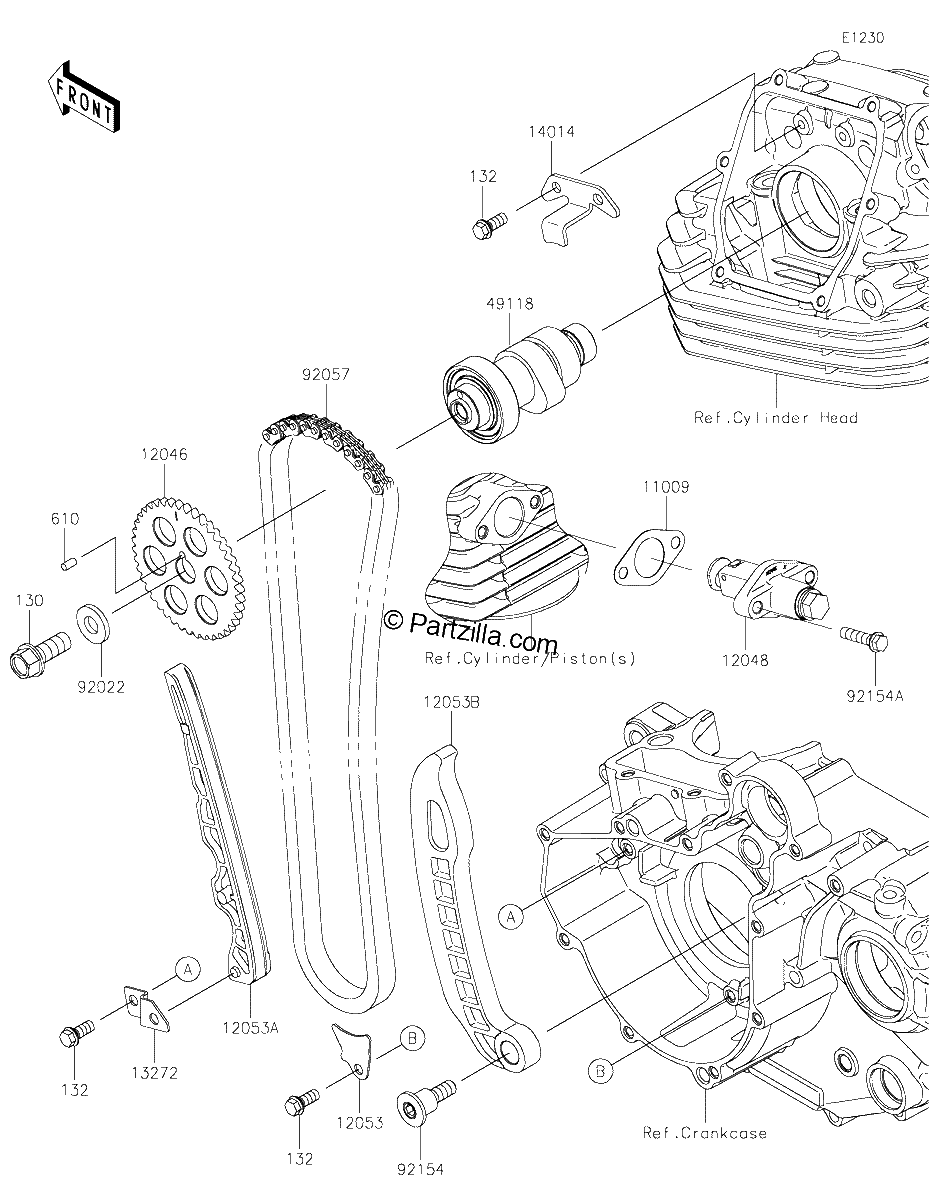 Diagrama de CAMSHAFT S TENSIONER