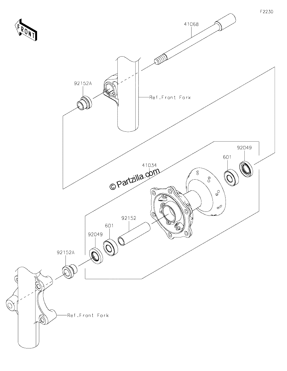 Diagrama de FRONT HUB