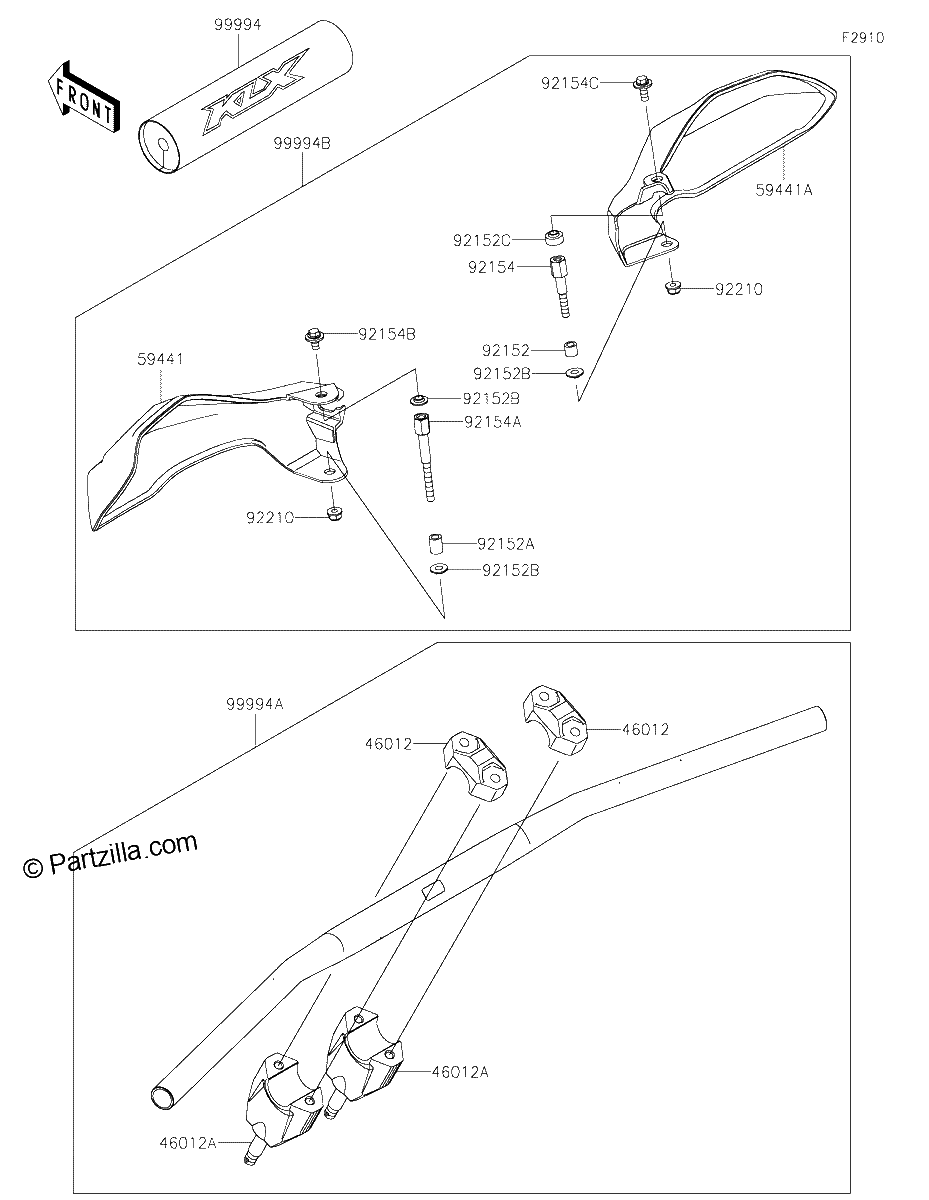 Diagrama de ACCESSORY HANDLE