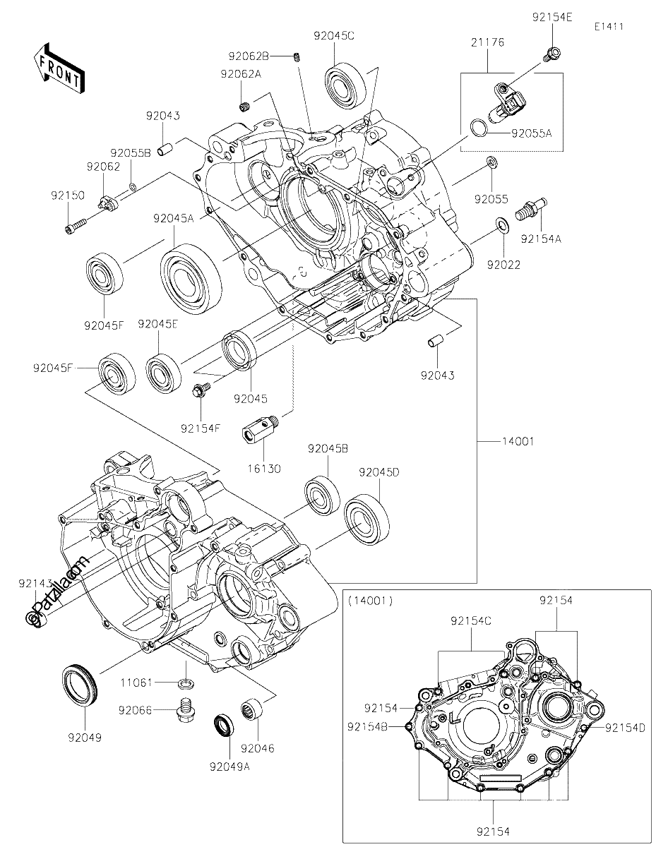 Diagrama de CRANKCASE