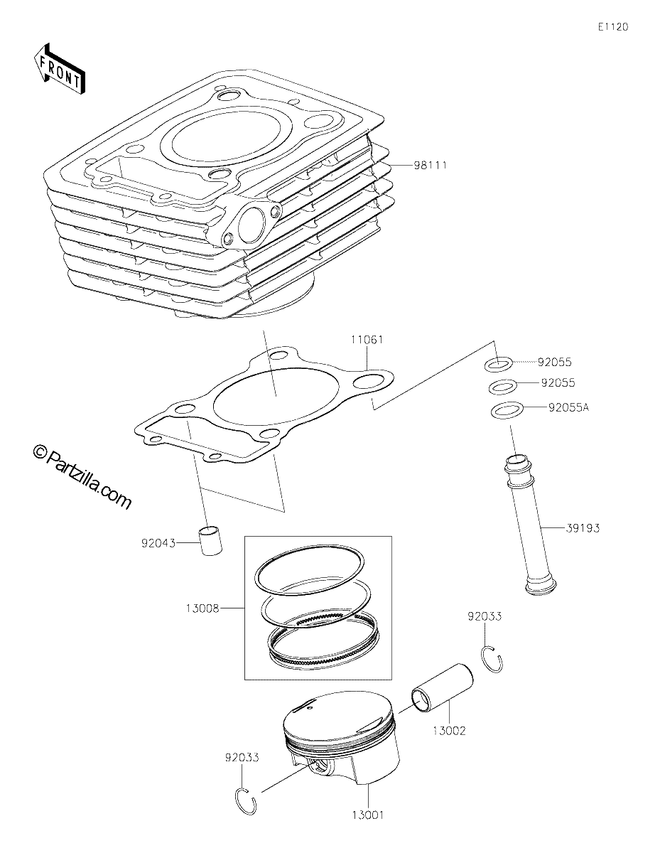 Diagrama de CYLINDER PISTON S
