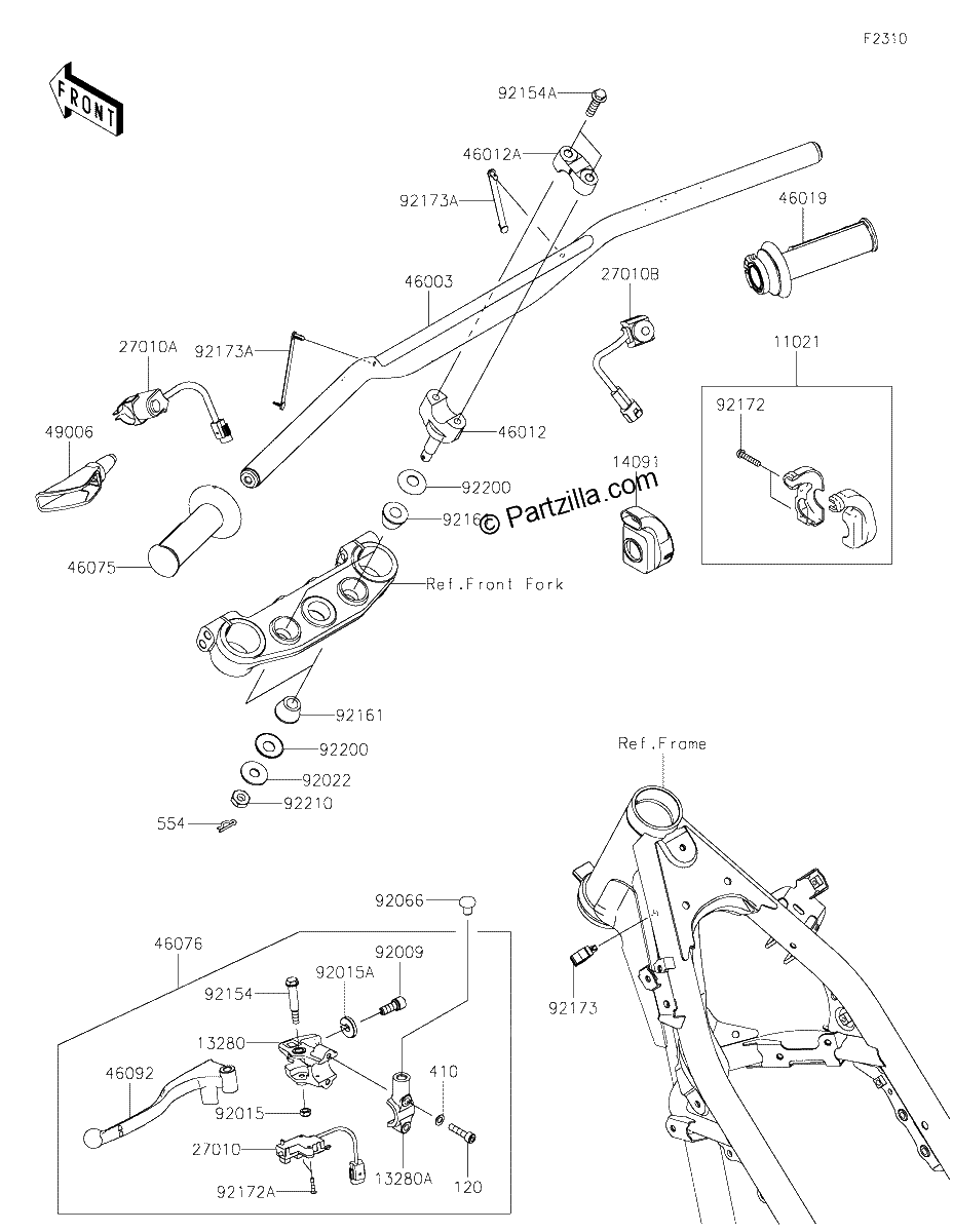 Diagrama de HANDLEBAR
