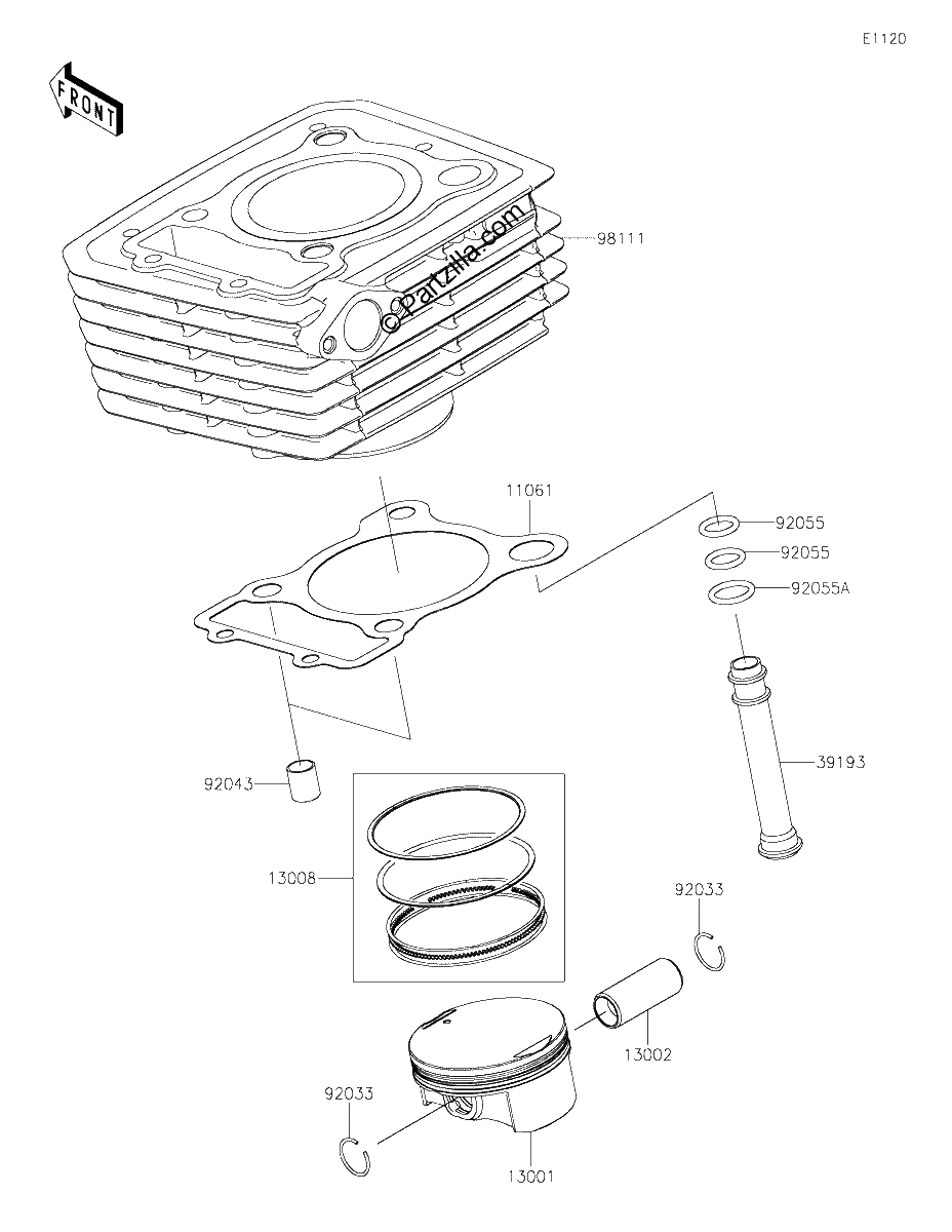 Diagrama de CYLINDER PISTON S
