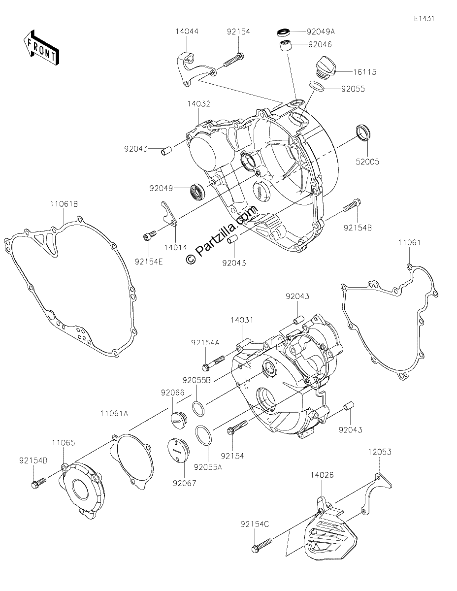 Diagrama de ENGINE COVER S