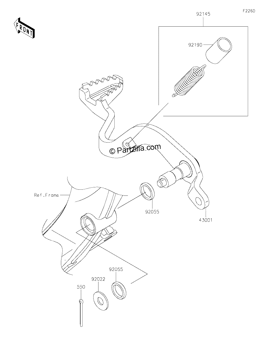 Diagrama de BRAKE PEDAL