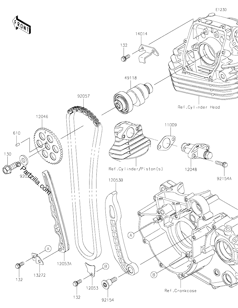 Diagrama de CAMSHAFT S TENSIONER
