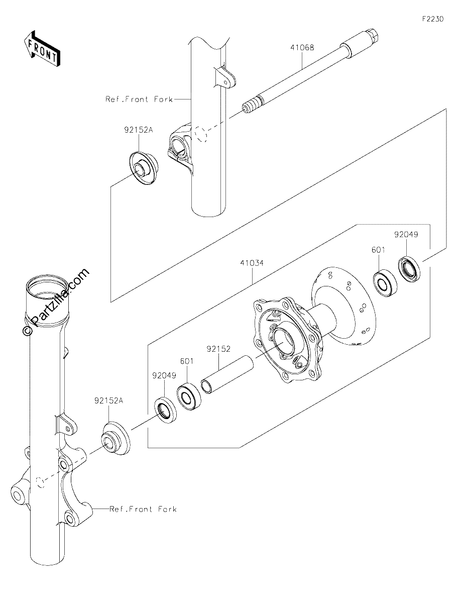 Diagrama de FRONT HUB