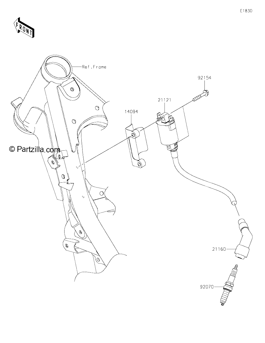 Diagrama de IGNITION SYSTEM