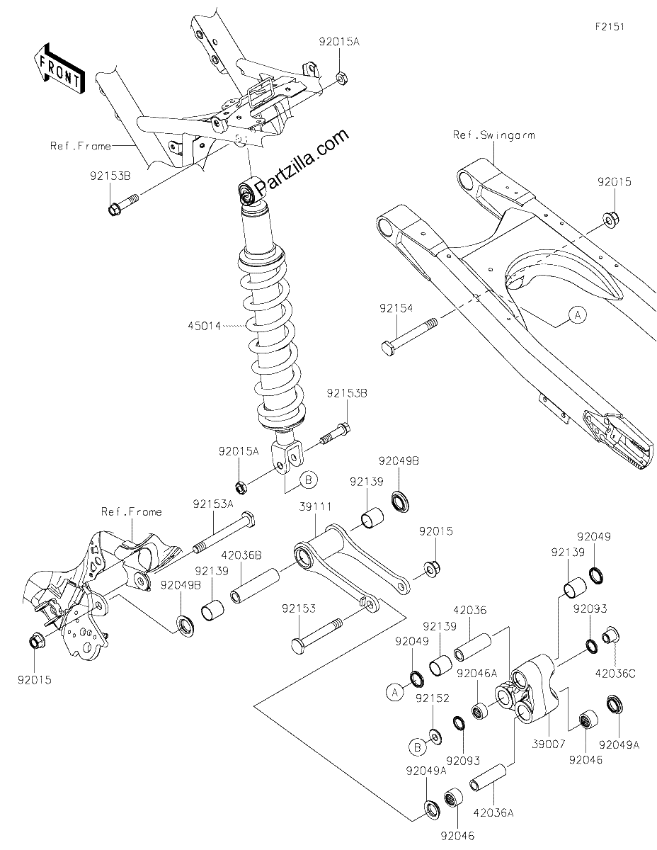 Diagrama de SUSPENSION SHOCK ABSORBER