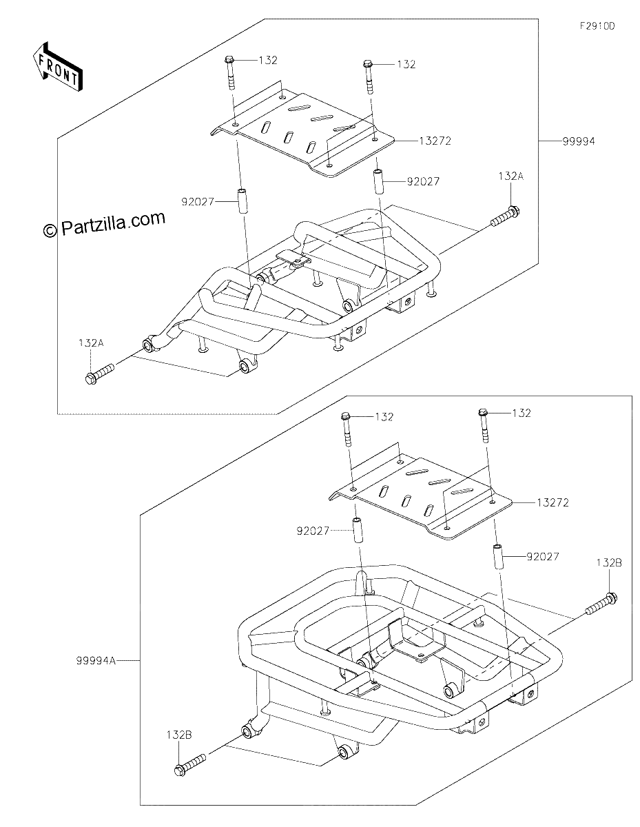 Diagrama de ACCESSORY CARRIER