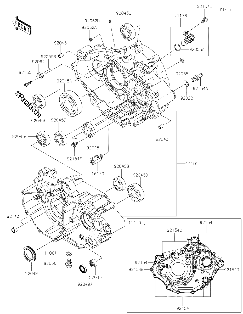 Diagrama de CRANKCASE