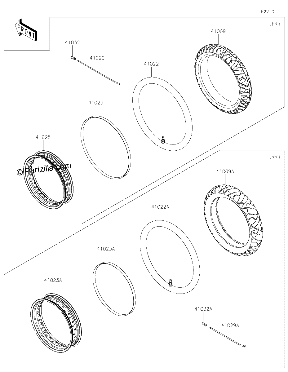 Diagrama de WHEELS TIRES
