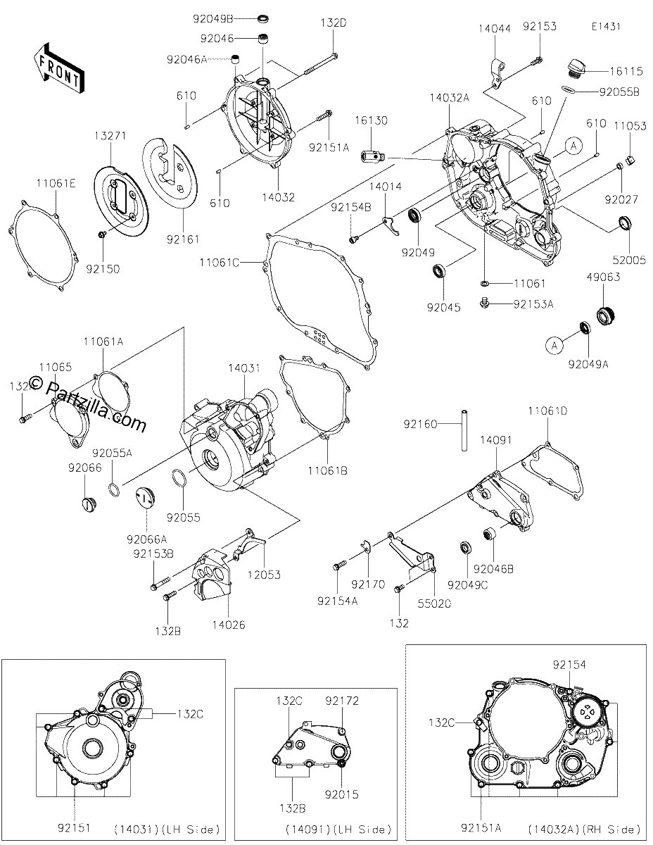 Diagrama de ENGINE COVER S