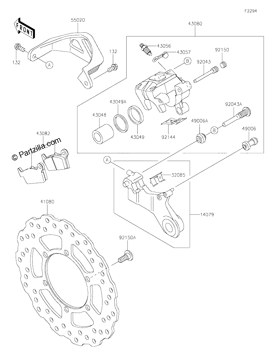 Diagrama de REAR BRAKE