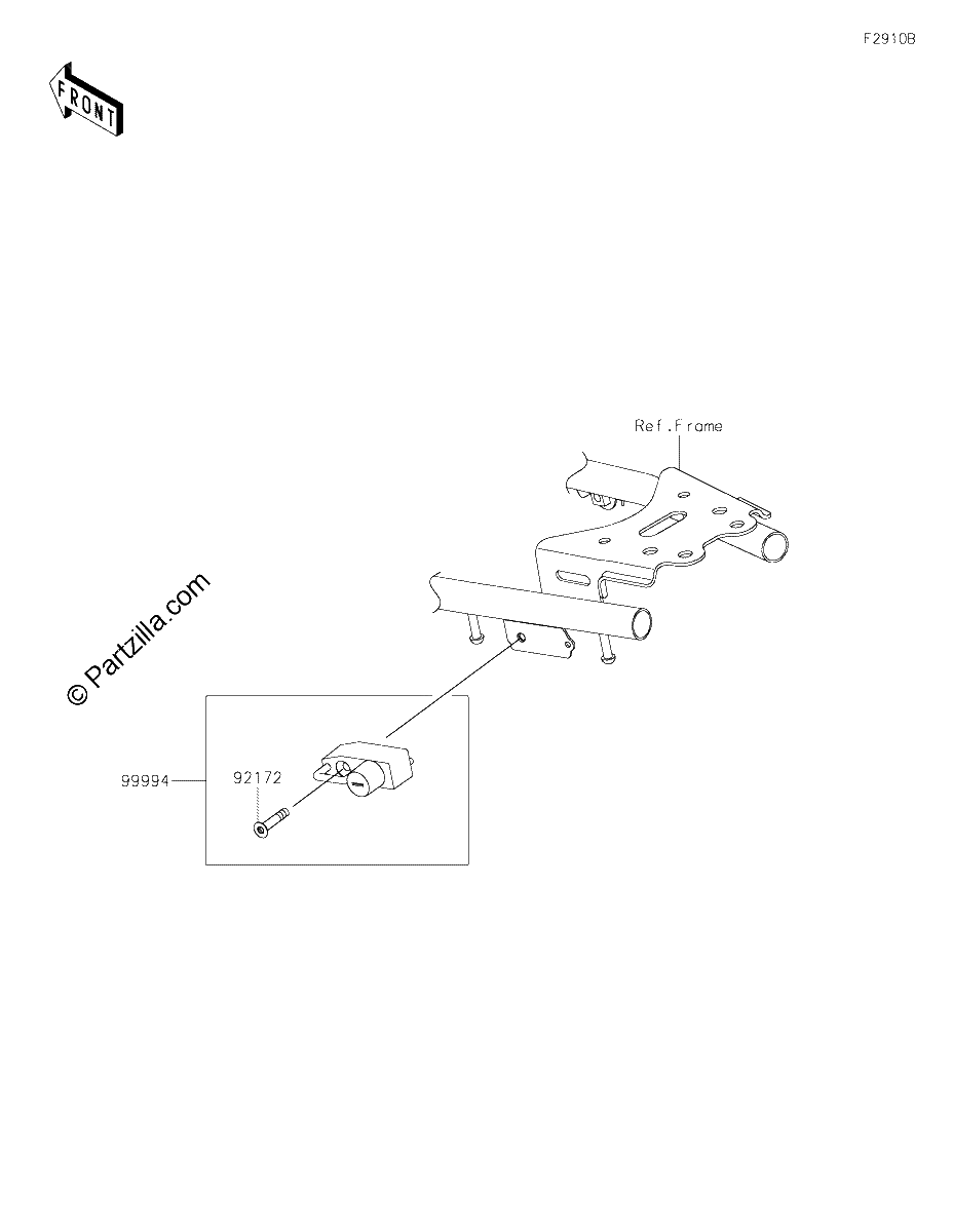 Diagrama de ACCESSORY HELMET LOCK