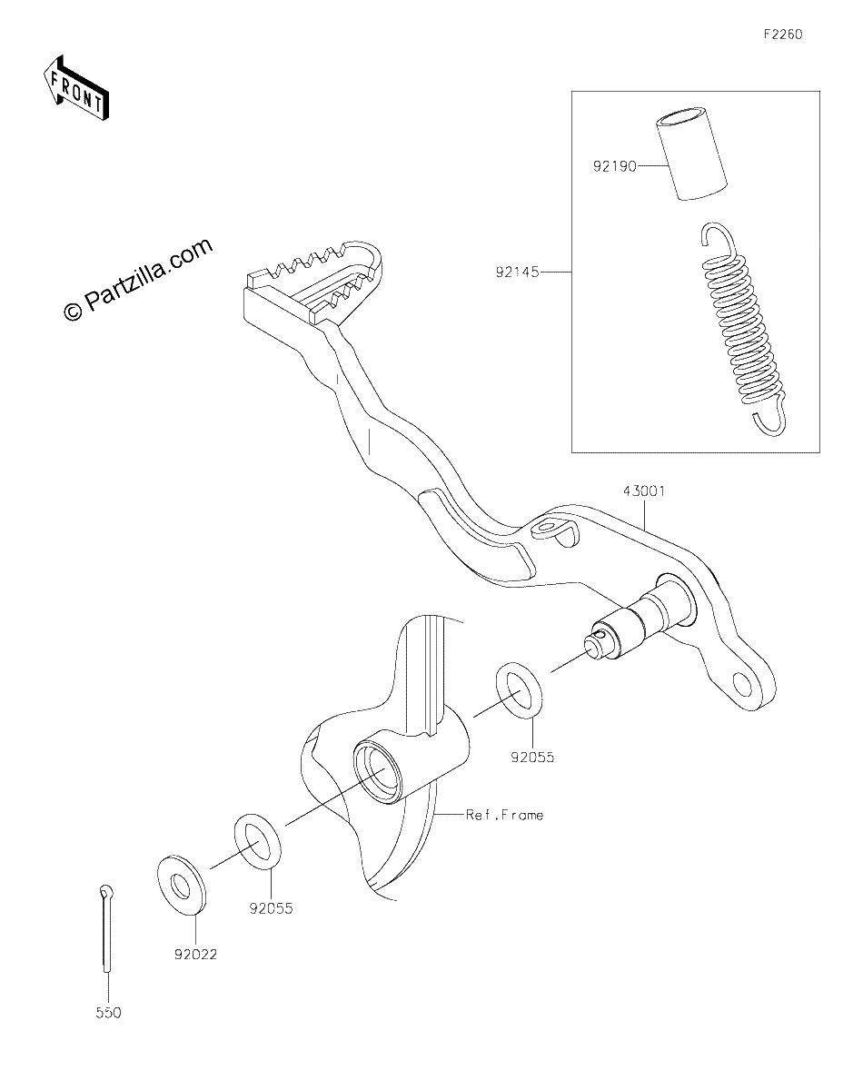 Diagrama de BRAKE PEDAL
