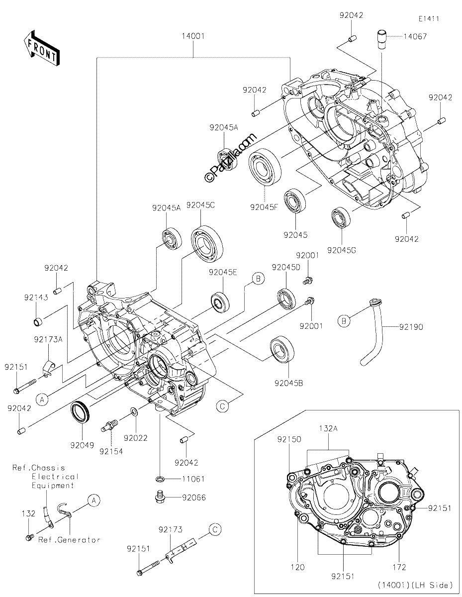 Diagrama de CRANKCASE