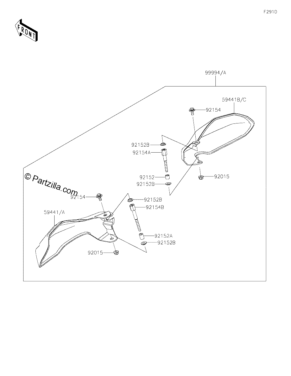 Diagrama de ACCESSORY HANDLE