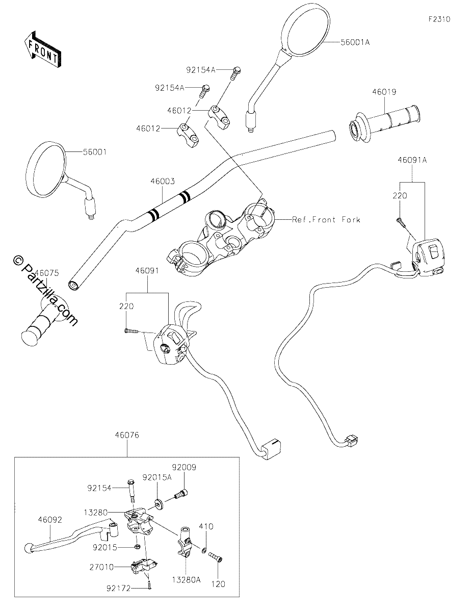 Diagrama de HANDLEBAR