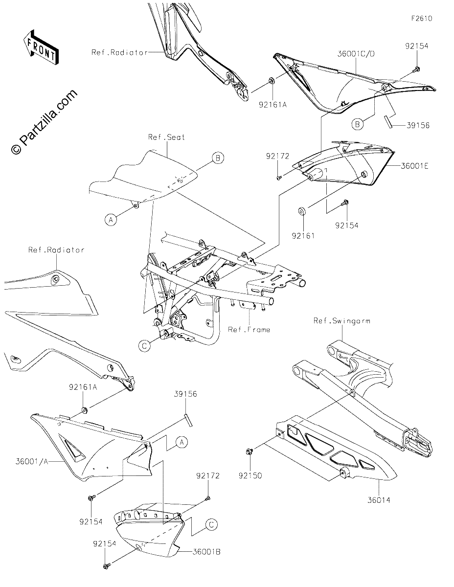 Diagrama de SIDE COVERS CHAIN COVER