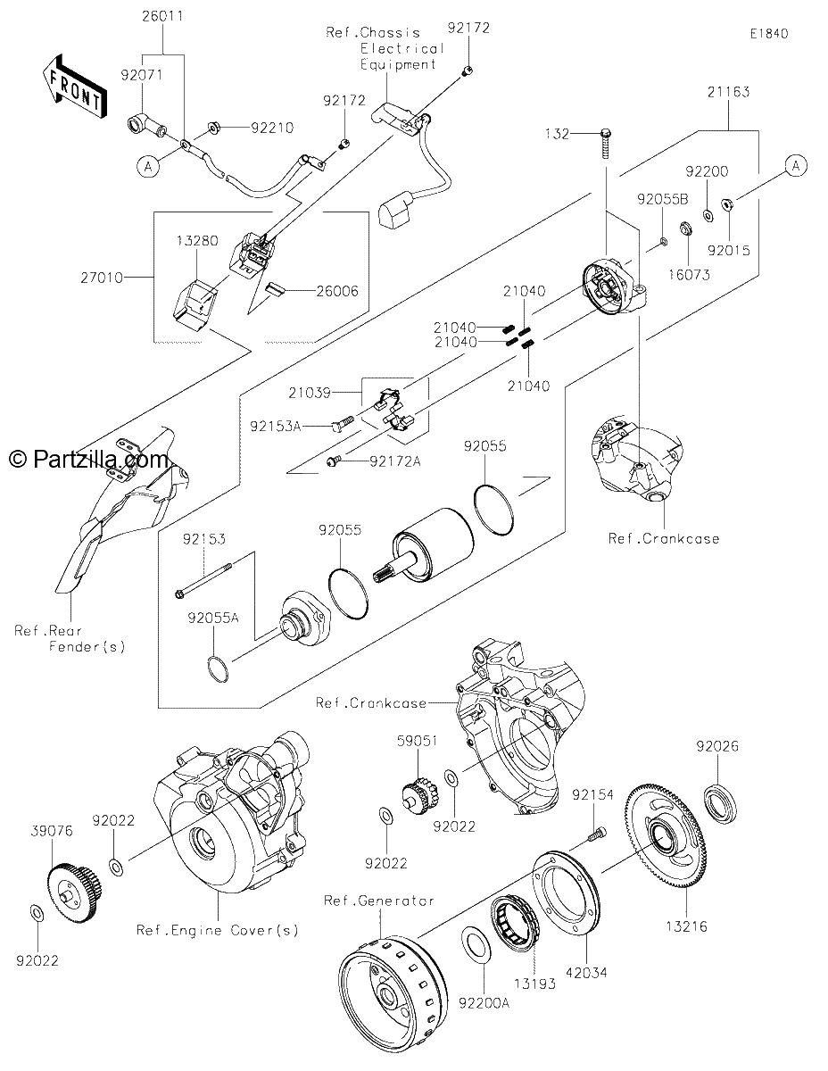 Diagrama de STARTER MOTOR