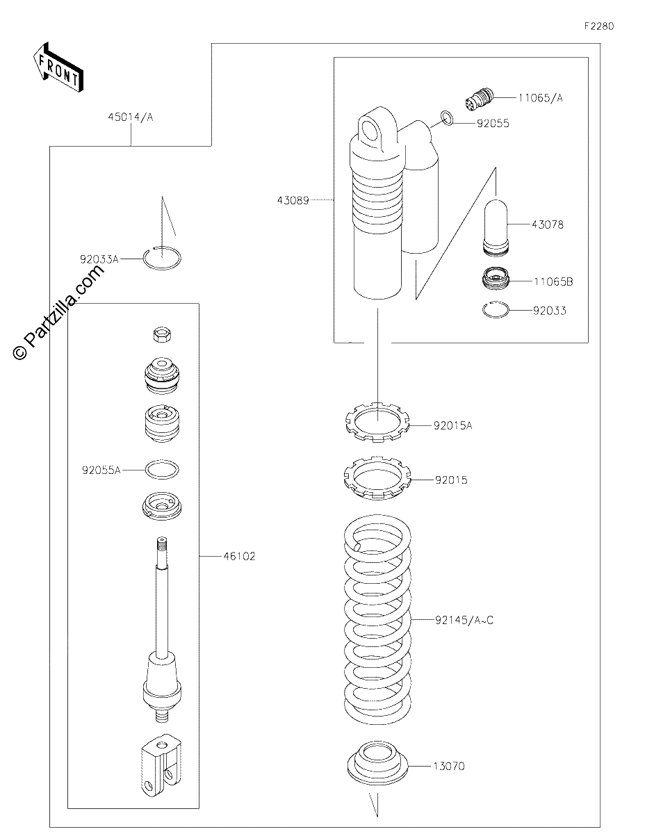 Diagrama de SHOCK ABSORBER S