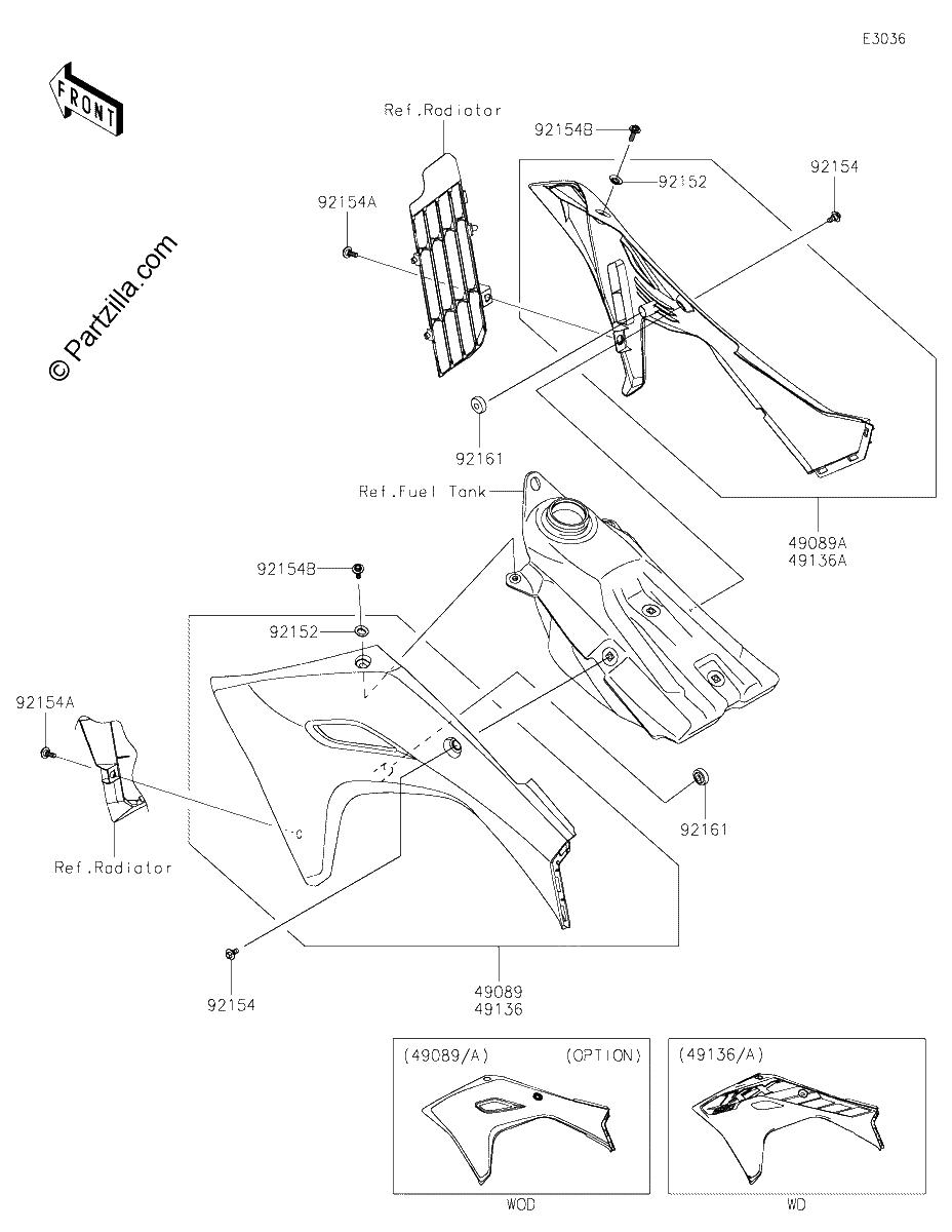 Diagrama de ENGINE SHROUDS