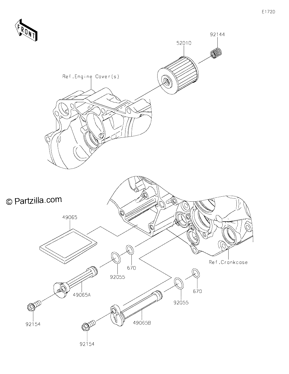 Diagrama de OIL FILTER