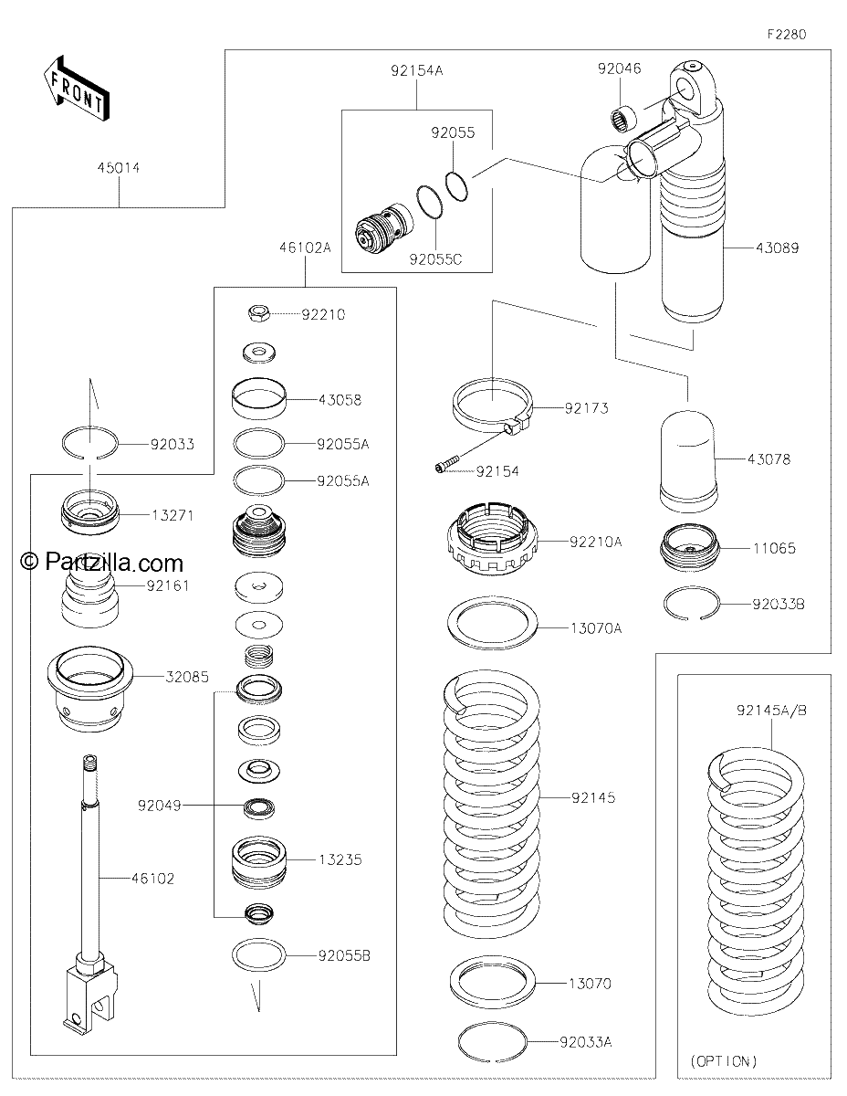 Diagrama de SHOCK ABSORBER S