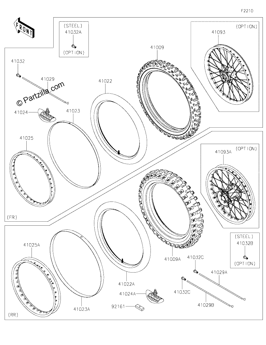 Diagrama de WHEELS TIRES