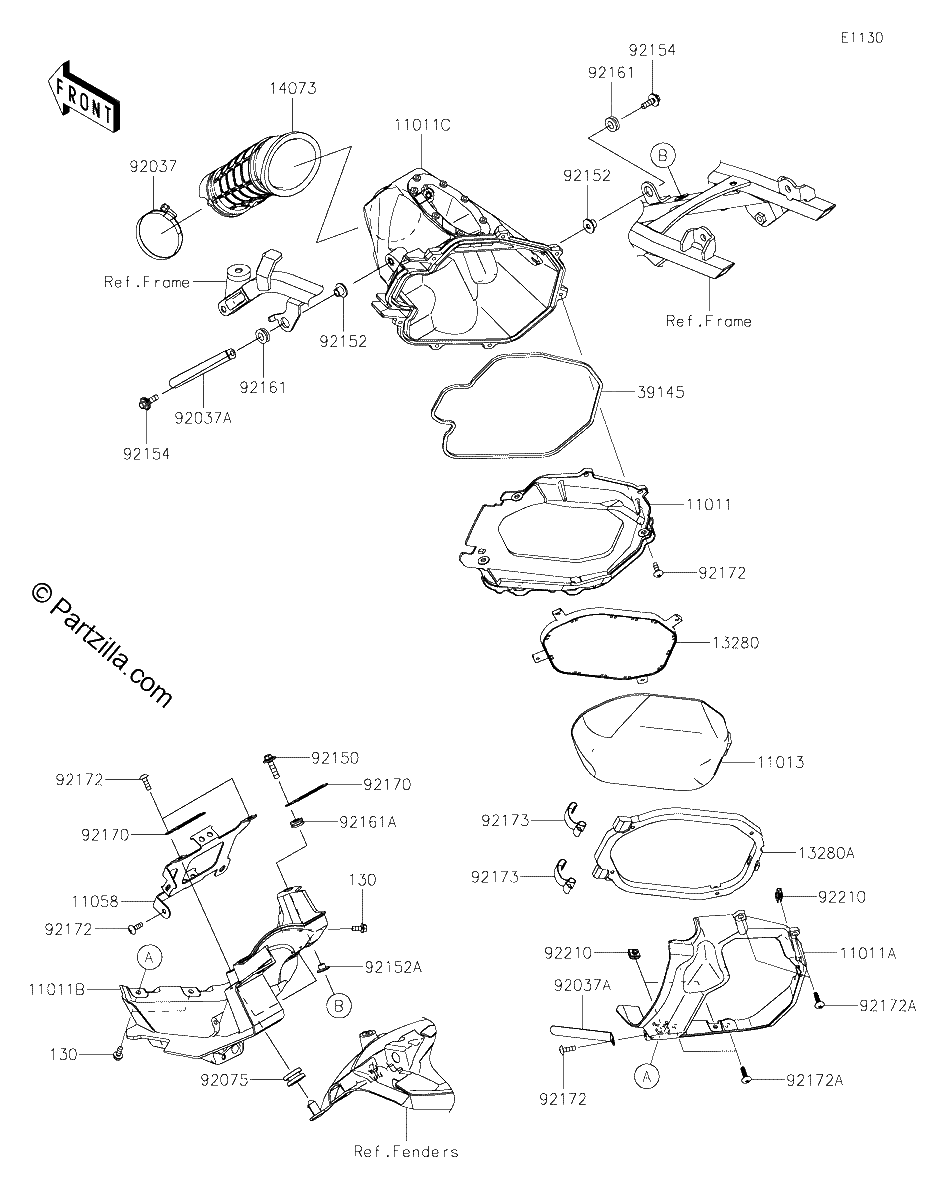 Diagrama de AIR CLEANER