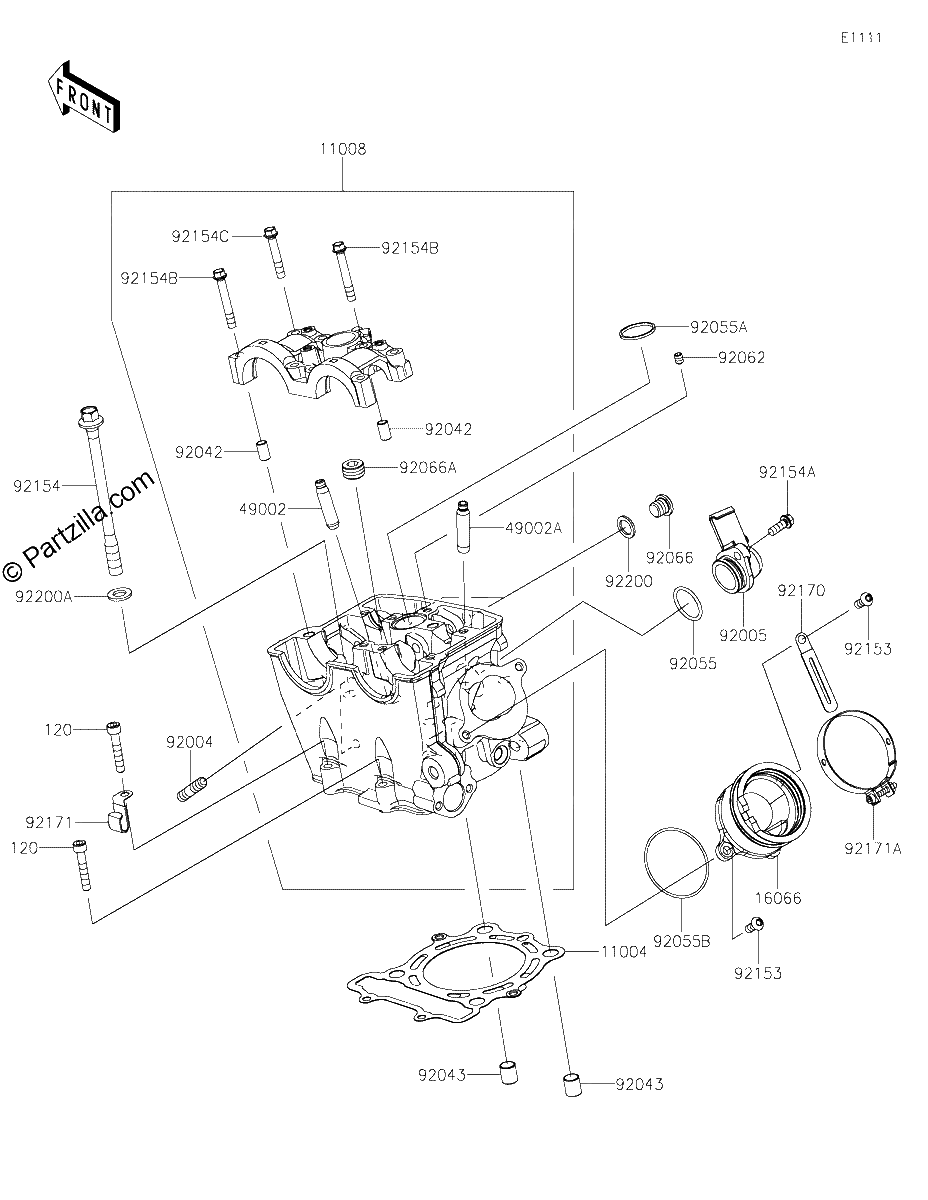 Diagrama de CYLINDER HEAD