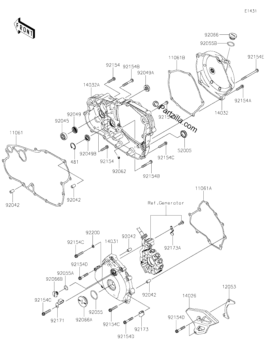 Diagrama de ENGINE COVER S