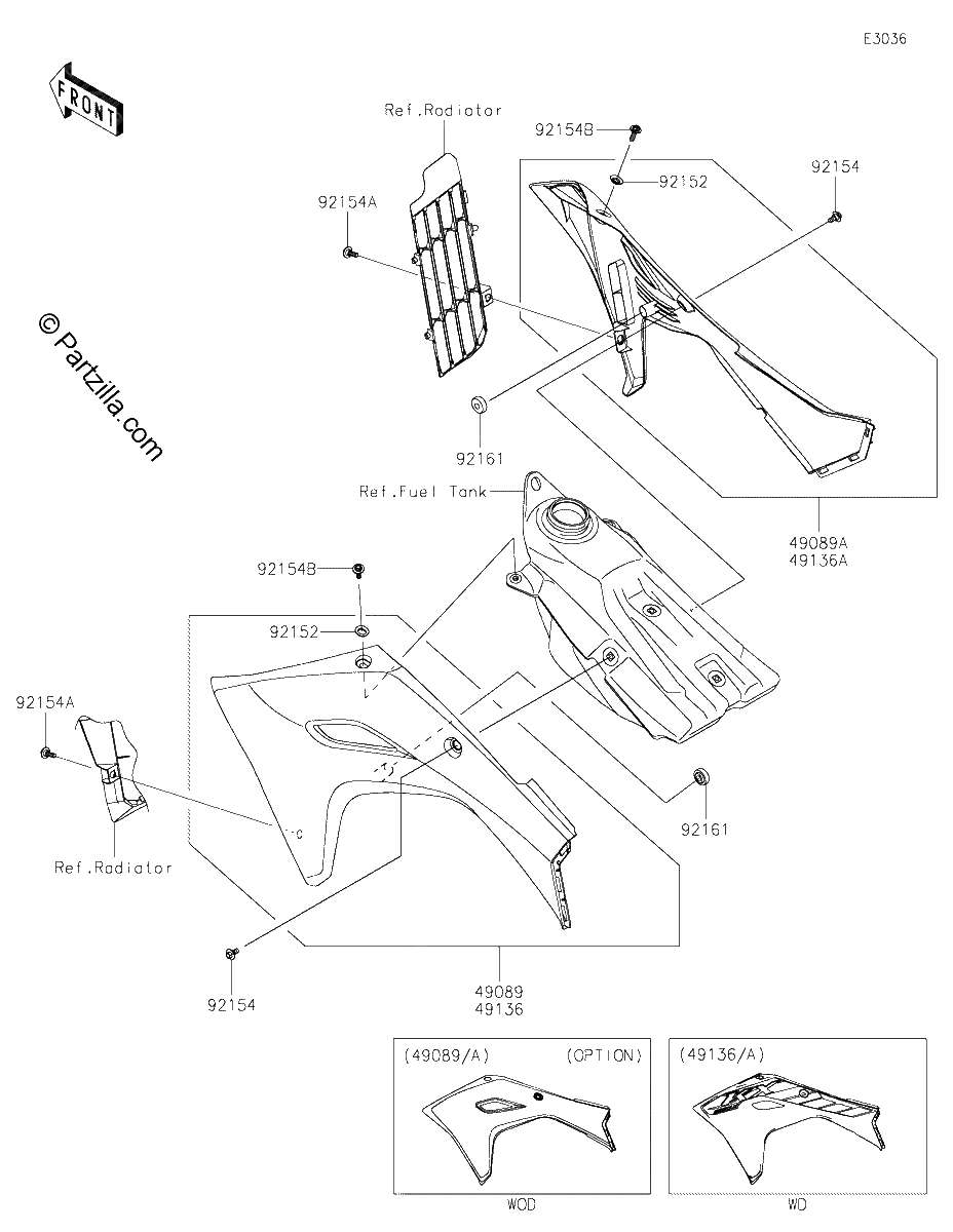 Diagrama de ENGINE SHROUDS