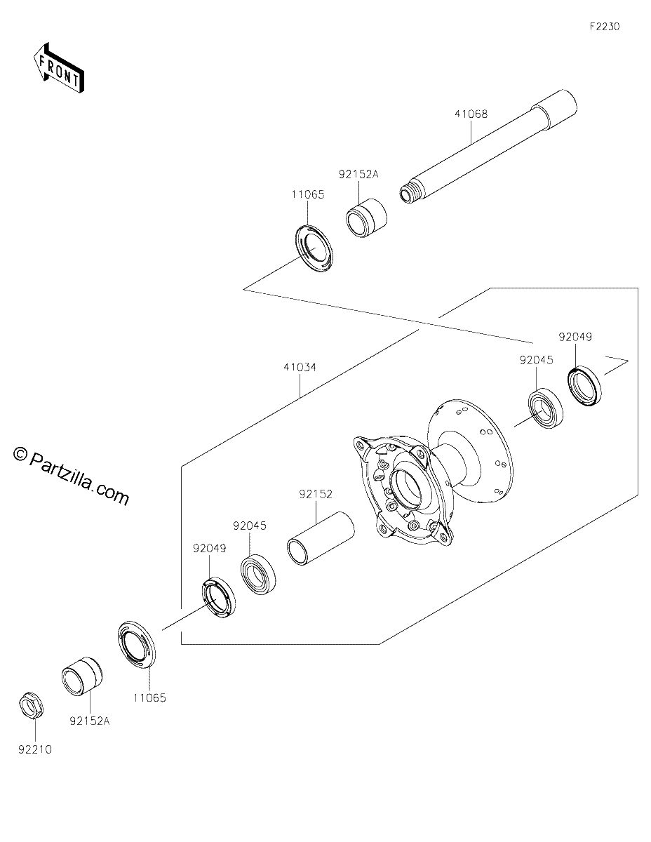 Diagrama de FRONT HUB